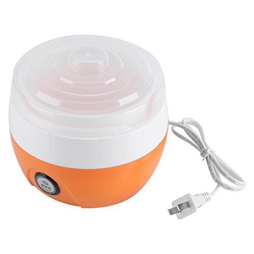 Yogurteras Electrica Automático Maquina para Hacer Yogur y Helado, Capacidad 1 Litro(Naranja)