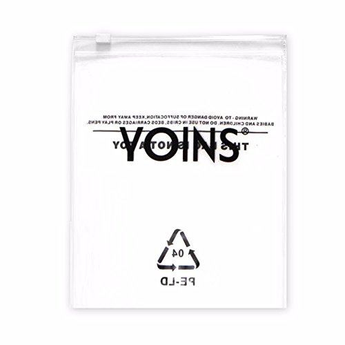 YOINS - Camiseta de manga corta con cuello en V para mujer