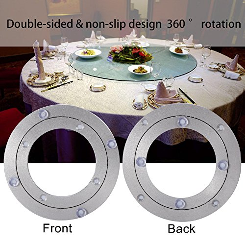 Yosoo - Base de escultura, rotación de mesa de 360 grados – Plato giratorio de aluminio como soporte para televisor, 4inch