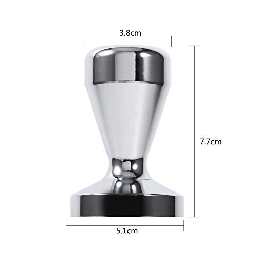 Yosoo Prensador Café/Tamper Café de Acero Inoxidable Barista Espresso Tamper 51 mm Coffee Bean Prensa Herramienta para Grano de Café