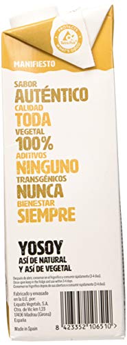 Yosoy - Bebida de Avena con Nueces, 6 x 1L