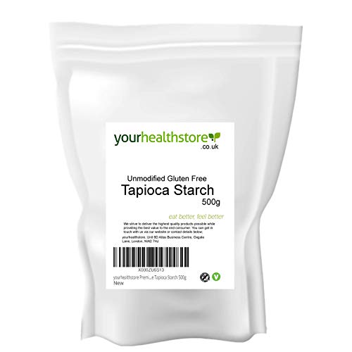 yourhealthstore Premium Almidón de tapioca sin gluten, 500 g