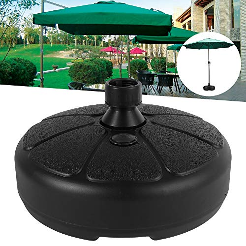 You's Auto 1 PCS Base Sombrilla Color Negro Pies para Sombrillas 38x15cm Impermeable Durable Adecuado para Sombrillas de Jardín Astas de Bandera Arcos de Bodas etc