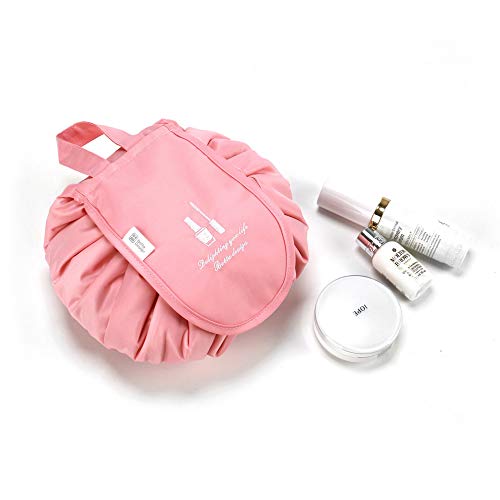 YOUYUANF Almacenamiento Lazy Cosmetic Bag Travel Home Gran Capacidad Impermeable Almacenamiento portátil Bolsa con cordón Bolsa de Lavado de Maquillaje