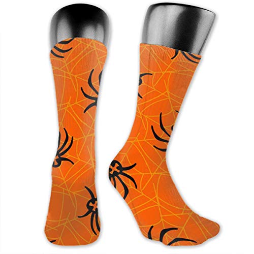 YudoHong Spider on Webs Calcetines de tubo de fantasma de Halloween Unisex sobre la pantorrilla