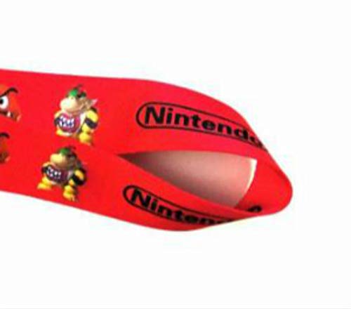 YUNMEI artículos hogar Mario Game 1 Piezas Venta Dibujos Animados Super Mario Bros Lanyard Llaves ID Teléfono Celular Cuello Correa Juguetes Acción De Juguete para Niños Regalo