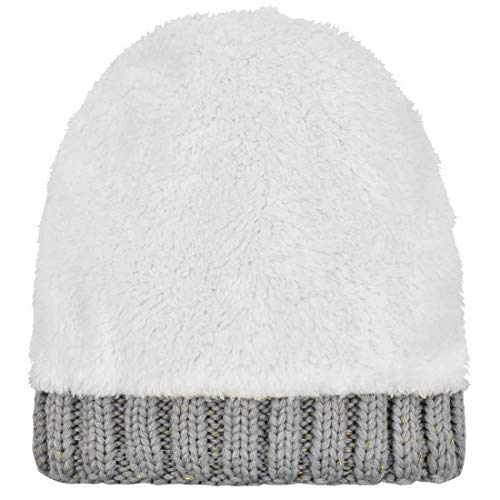 Yuson Girl Conjunto de gorro y bufanda de punto, forro polar de invierno, forro de lana Beanie Hat, calentadores de cuello para mujeres (Gris)