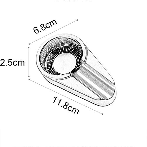 YUYUAN-001 Divertido Cigarro de Bolsillo Cenicero Coche Bandeja de Cenizas Fumador de Cenizas Ranura Cigarro Cigarro Titular Individual Hombres Presente (Color : Plata)