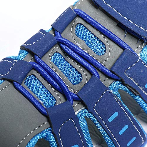 YWLINK Sandalias Deportivas NiñOs Zapatos para NiñOs Punta Cerrada Verano Playa Sandalias Zapatos,Zapatillas Antideslizante Fondo Blando Casuales(Azul,21EU)