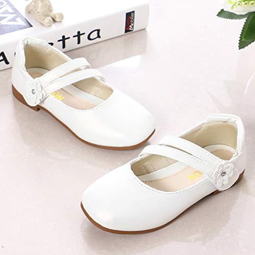 YWLINK Zapatos para NiñOs,NiñAs De Los NiñOs Flores Dulces Zapatos PequeñOs Zapatos De Princesa Zapatos Solos Zapatos Frescos Zapatos De Princesa Zapatos De Baile(Oro,27EU)