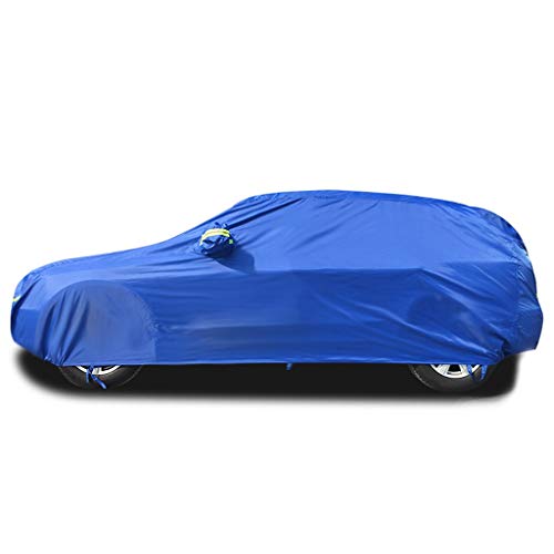 YYPOLP Cubierta compatible con Dacia Logan Alquiler de barrera helada nieve de tela Oxford Ropa anticongelante y de la lluvia a prueba de coches personalizados capilla del coche (Color : Blue)