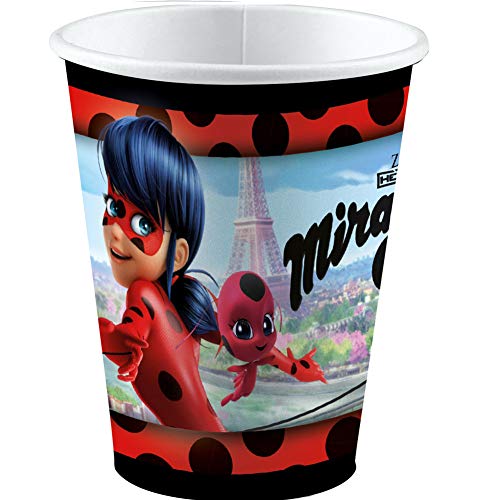 ZAG Heroes Miraculous Ladybug - Juego de Platos y servilletas