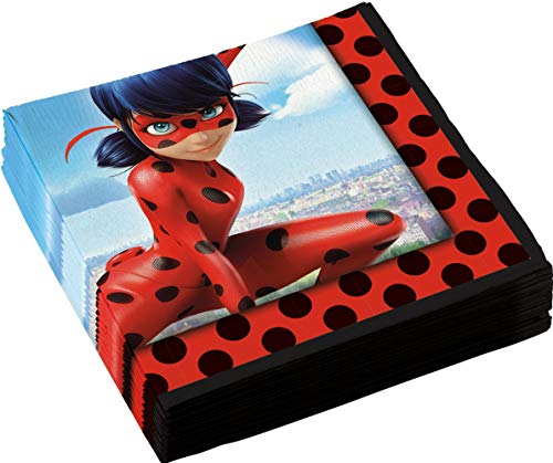 ZAG Heroes Miraculous Ladybug - Juego de Platos y servilletas