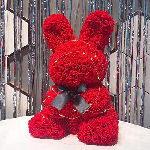 Zaleonline Mini Rosas Rojas Artificiales 144 Piezas de Rosas de Espuma con Velo Rosas Artificiales decoración del hogar Fiesta Boda cumpleaños Baby Shower DIY