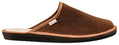 Zapatillas De Casa De Hombre Pantuflas Casa Hombre Suela De Memoria (44 EU, Marrón)