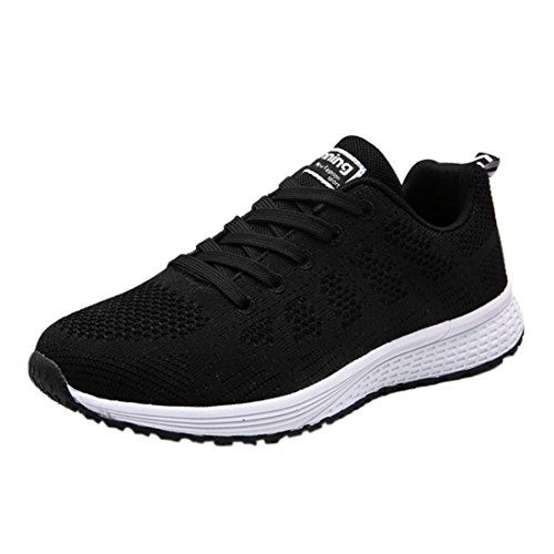 Zapatillas de Deporte para Mujer Otoño 2018 PAOLIAN Zapatos de Cordones Plano Dama Casual Deportivo Cómodo Moda Señora Senderismo Aire Libre y Deporte Calzado de Trabajo