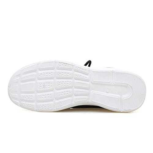 Zapatillas de Deporte para Mujer Otoño Invierno PAOLIAN Calzado de Dama Moda Zapatos de Escolares Cordones Breathable Senderismo Negras Running Aire Libre y Deporte de Exterior Grandes