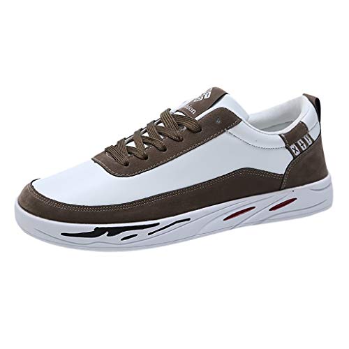 Zapatillas de Gimnasia para Hombre ZARLLE Zapatillas de Running para Hombre Zapatos de Lona al Aire Libre de los Hombres Casuales hasta Soles cómodos Zapatos Deportivos