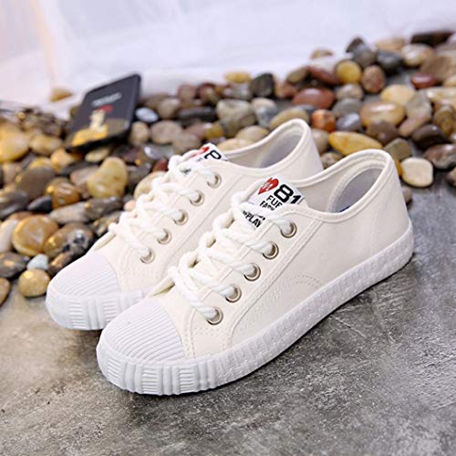 Zapatos de Lona de Las Mujeres Verano Low Top Lace Up Candy Color Campus Vulcanized Shoes Mujer clásico Ligero Zapatillas de Deporte de Moda