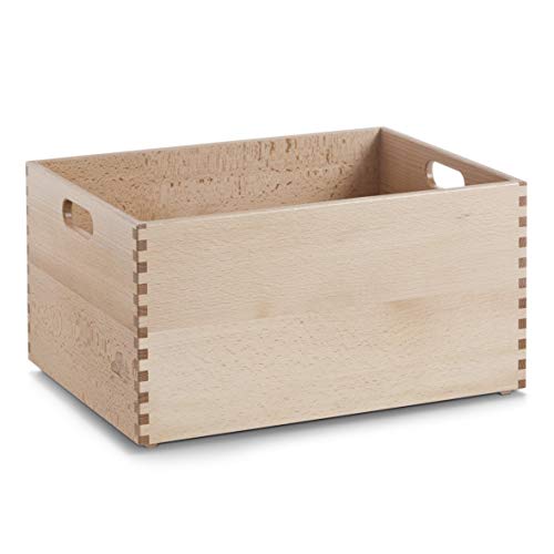 Zeller 13309 Caja Multiusos, Madera, Marrón, 40x30x21 cm