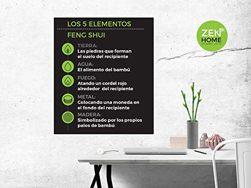 Zen Home Bambu DE LA Suerte Artificial, Plantas Artificiales Plantas Artificiales Decorativas, Planta Artificial, bambú Artificial, decoración casa, Decoracion hogar, Planta Artificial Bambu