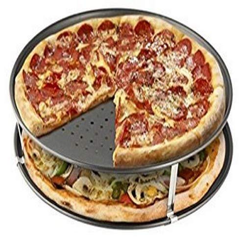 Zenker 7512 Pizza Due con Distancia Incluye Soportes y Cortador de Pizza