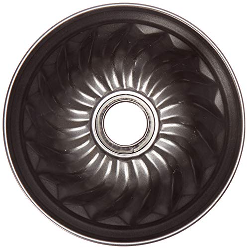 Zenker Molde Bundt 23Cm, acero con revestimiento antiadherente Ilag, color negro, 1 ud.