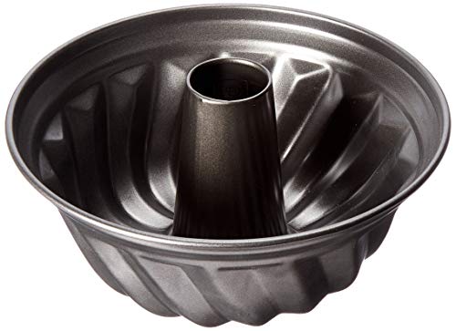 Zenker Molde Bundt 23Cm, acero con revestimiento antiadherente Ilag, color negro, 1 ud.