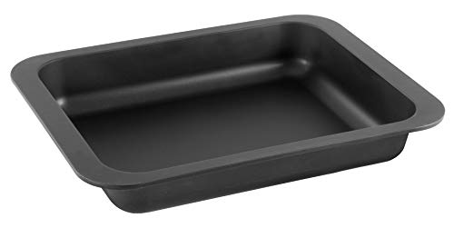 Zenker Rustidera o Bandeja para Asados y Repostería en Acero con Revestimiento Antiadherente Ilag, 33x25x5cm, 1ud, Negro, 33 cm