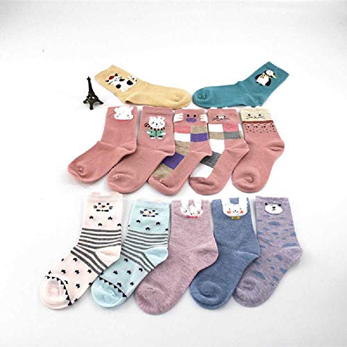 ZHANGNUO Calcetines Suaves Calcetines para Niños Y Niñas Calcetines para Niños Fox Dog Cat Calcetines Casuales 3D Calcetines para Niños Kawaii Regalo para Su Bebé 4-6T / Dorado