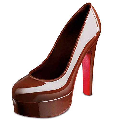 ZHENGCHENG Tamaño Grande 3D   Zapatos de Tacones Altos Molde de Chocolate Herramientas de confitería Hornear Molde de Caramelo de Chocolate Pastel Molde de Chocolate de policarbonato