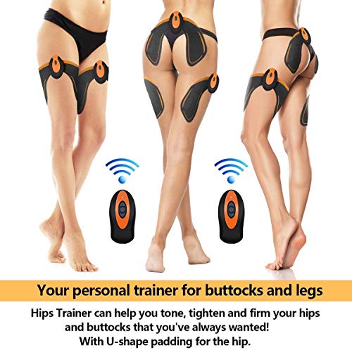 ZHENROG Electroestimulador Muscular Gluteos,EMS Gluteos Estimulador,HipTrainer,Estimulador Muscular Ejercitar Gluteos USB Recargable(Hombre y Mujer)