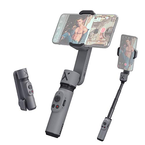 Zhiyun Smooth X Gimbal-Móvil-Estabilizador-para-Smartphone (con Manual en Español), Estabilizador de Bolsillo Portátil Compatible para Celular como iPhone Samsung Huawei Xiaomi