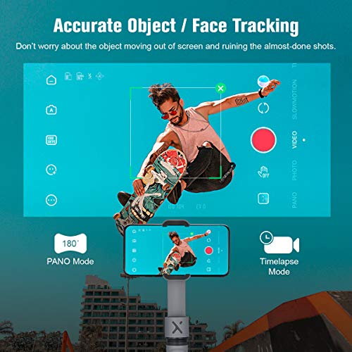 Zhiyun Smooth X Gimbal-Móvil-Estabilizador-para-Smartphone (con Manual en Español), Estabilizador de Bolsillo Portátil Compatible para Celular como iPhone Samsung Huawei Xiaomi