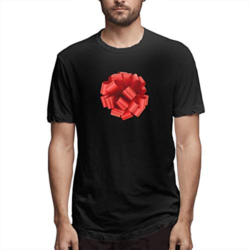 zhkx Camiseta Cupón Día de la Madre Cinta Tarjeta de Regalo Arco Afeefe Camiseta Casual de algodón para Hombre