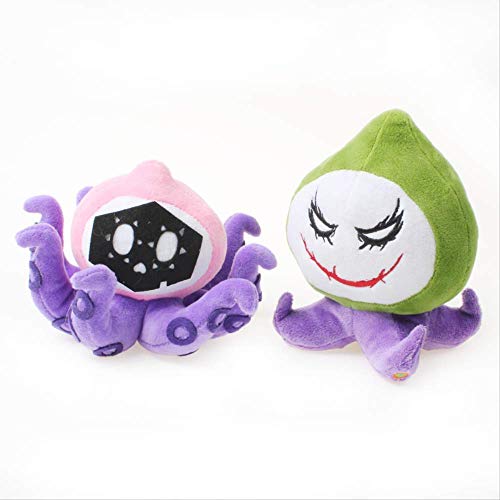 Zixin Peluches, Juguetes de Peluche 20cm Pachimari OW Cebolla chipirones Rellenos muñeca Cosplay Figura niños de cumpleaños púrpura (Color : Army Green )