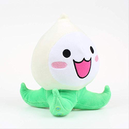 Zixin Peluches, Juguetes de Peluche 20cm Pachimari OW Cebolla chipirones Rellenos muñeca Cosplay Figura niños de cumpleaños púrpura (Color : Green )