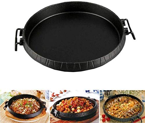 Zjcpow Olla de Cocina Ollas Sartenes Sartén Bandeja de Horno Cocina de inducción del hogar Antiadherente Olla Barbacoa Maifan Barbacoa de Piedra Cacerola xuwuhz