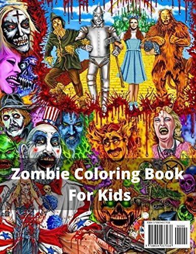 Zombie Coloring Book For Kids: Zombie Coloring Pages for Everyone, Adults, Teenagers, Tweens, Older Kids, Boys, & Girls Zombie Gifts for Kids 4-8, Boys, Girls or Adult Relaxation