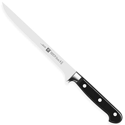 Zwilling Professional S - Cuchillo filetear con Hoja forjada de una única Pieza Sigmaforge, Hoja endurecida al frío Friodur, 180 milímetros, Acero Inoxidable