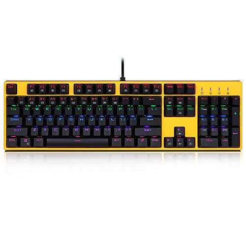 ZXGHS Teclado De Carreras Fotoeléctrico Rainbow X-8100, Teclado Mecánico De Eje Verde, Tapa De Pulverización Doble PBT Y Diseño De Drenaje De Cuatro Orificios, Adecuado para La Oficina De Juegos