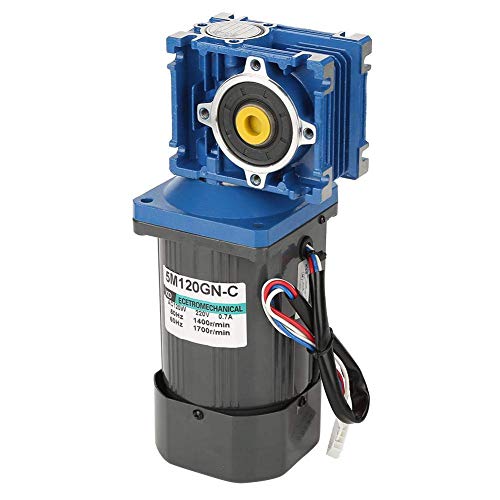 ZYL-IL Relación de transmisión del Motor, AC220V 120W 1400rpm CW/CCW autoblocante Gusano Tarifa Ajustable de Motor del Engranaje con el gobernador for Dispositivos industriales Inicio Aplicaciones (