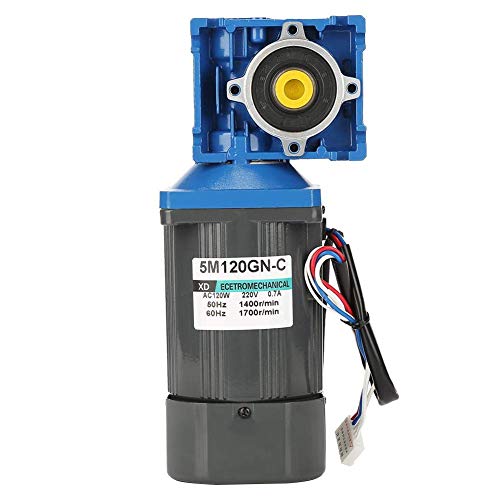 ZYL-IL Relación de transmisión del Motor, AC220V 120W 1400rpm CW/CCW autoblocante Gusano Tarifa Ajustable de Motor del Engranaje con el gobernador for Dispositivos industriales Inicio Aplicaciones (