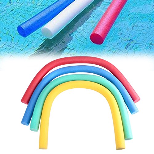 1 churro flotador de espuma de natación/piscina, para adultos y niños, núcleo sólido, color al azar