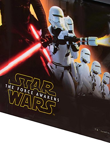 1 mantel * STAR WARS VII * para los niños y la fiesta de cumpleaños temática // Conjunto plástico Mantel niños de cumpleaños temática de La Fuerza despierta Lucasfilm Darth Vader Yoda de Star Wars Episodio Disney Kylo Ren