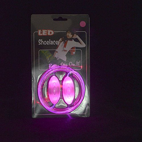 1 par de cordones LED intermitentes, accesorios que brillan en la noche oscura, cordones luminosos para niños, adultos, fiestas, hip-hop, ciclismo, senderismo, patinaje