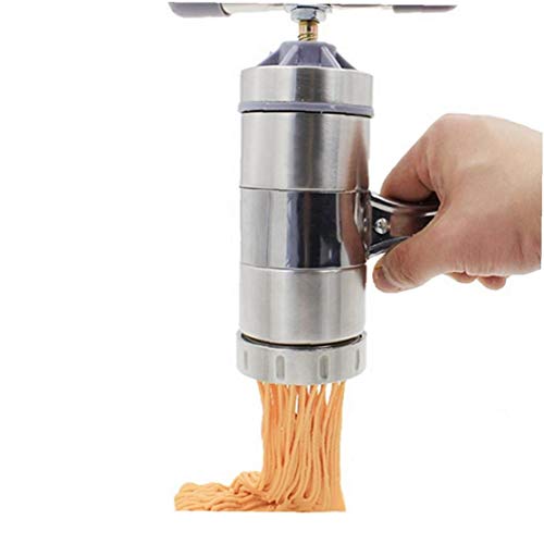 1 Pc Manual De Usos Múltiples Uso En El Hogar Máquina De Los Tallarines De Las Pastas Fabricante De Jugo De Fideos Máquina De La Prensa Que Exprime La Máquina Con 5 Diferentes