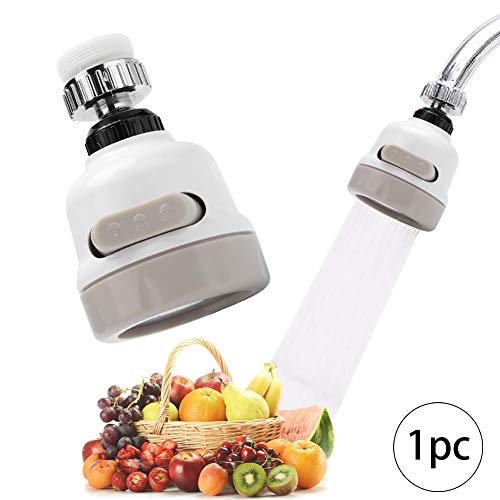 1 Pc Movible Golpecito De La Cocina Jefe De Cocina Agua Pulverizador 360 Grados Gira La Boquilla del Grifo del Filtro Adaptador De Ahorro De Agua Pelele Conector para El Hogar