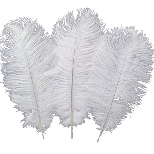 10 plumas de avestruz Sowder de 30 a 35 cm para la decoración de bodas en casa