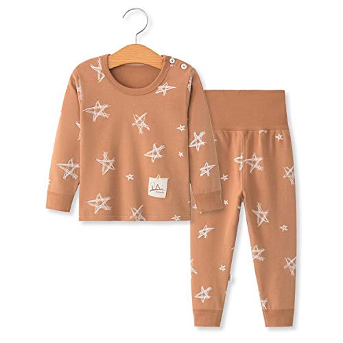 100% algodón Baby Boys Pijamas Set Ropa de Dormir de Manga Larga (6M-5 Años) (Tag65 (3-4 años), Patrón 6)